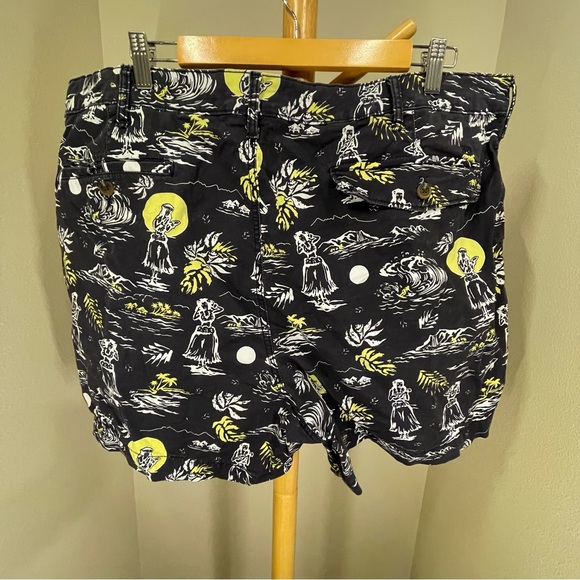 AMERICAN EAGLE OUTFITTERS - SALE! Mens Size 42, Hawaiian, Flat Front Shorts - Picture 2 of 11